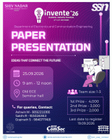 Invente 26 - Paper Presentation Paper Presentation Competition Poster